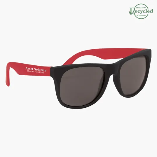 Recycled Rubberized Sunglasses with UV400 Lenses — view 13