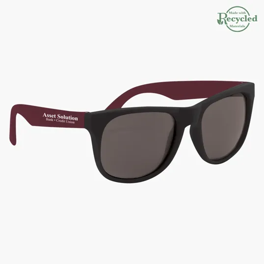 Recycled Rubberized Sunglasses with UV400 Lenses — view 27