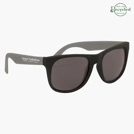 Recycled Rubberized Sunglasses with UV400 Lenses — view 30