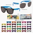 Recycled Rubberized Sunglasses with UV400 Lenses