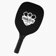 Single Pickleball Paddle with Polyurethane Grip — view 2
