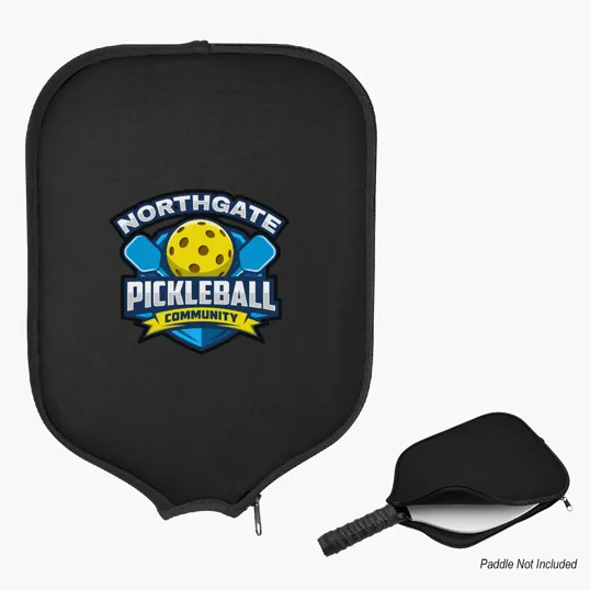 Pickleball Paddle Cover, 3mm Neoprene — view 2