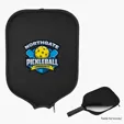 Pickleball Paddle Cover, 3mm Neoprene — view 2