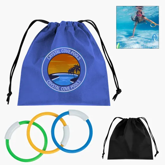 Hide & Go Swim rPET Diving Rings — view 3