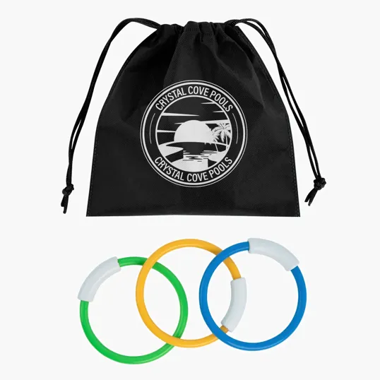 Hide & Go Swim rPET Diving Rings — view 4