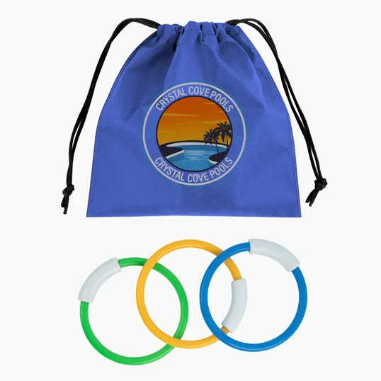Hide & Go Swim rPET Diving Rings — view 2