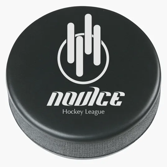 Hockey Puck Shape Stress Reliever — view 2