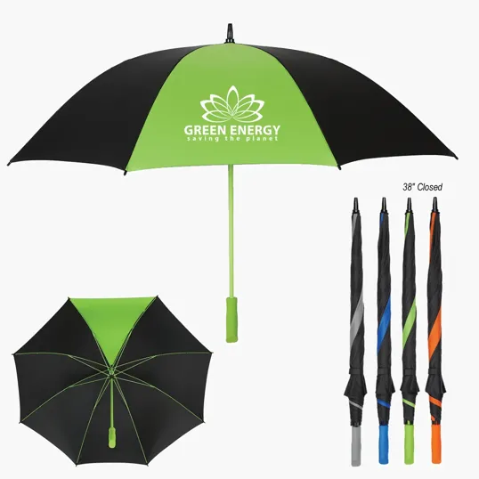 60" Arc Splash of Color Golf Umbrella — view 4