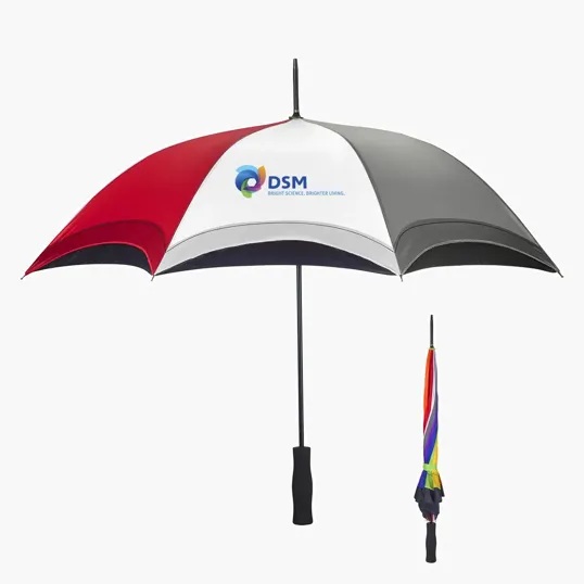 46" Arc Rainbow Umbrella with Automatic Open