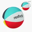 Beach Ball Shape Stress Reliever