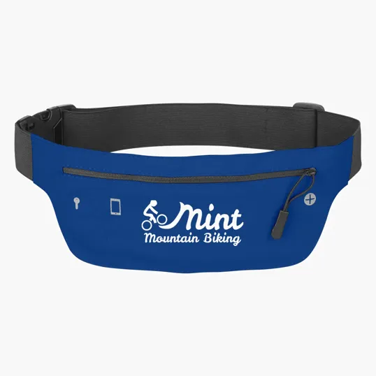 Running Belt Fanny Pack with Zippered Pockets — view 6