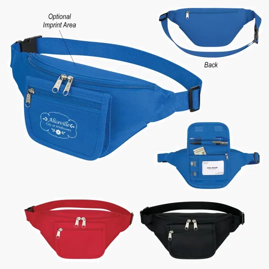 600D Polyester Fanny Pack With Organizer — view 3