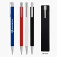 Beatrix Rubberized Aluminum Plunger Pen