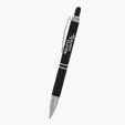 Quilted Stylus Pen with Rubberized Recycled Aluminum Body — view 2