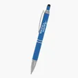 Quilted Stylus Pen with Rubberized Recycled Aluminum Body — view 3