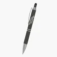 Quilted Stylus Pen with Rubberized Recycled Aluminum Body — view 5