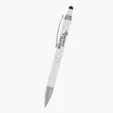 Quilted Stylus Pen with Rubberized Recycled Aluminum Body — view 9