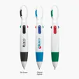Quatro Carabiner Pen, 4 Ink Colors — view 4