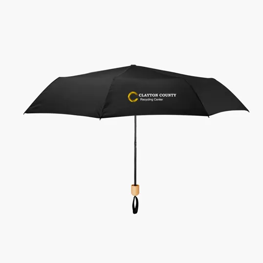 41" Arc Umbrella with 100% RPET Canopy & Bamboo Handle