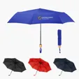 41" Arc Umbrella with 100% RPET Canopy & Bamboo Handle — view 3