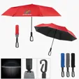 46" Arc Reflective Umbrella with Carabiner Handle — view 5