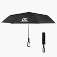 46" Arc Reflective Umbrella with Carabiner Handle — view 6