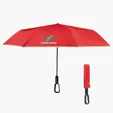46" Arc Reflective Umbrella with Carabiner Handle — view 3