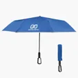 46" Arc Reflective Umbrella with Carabiner Handle — view 9