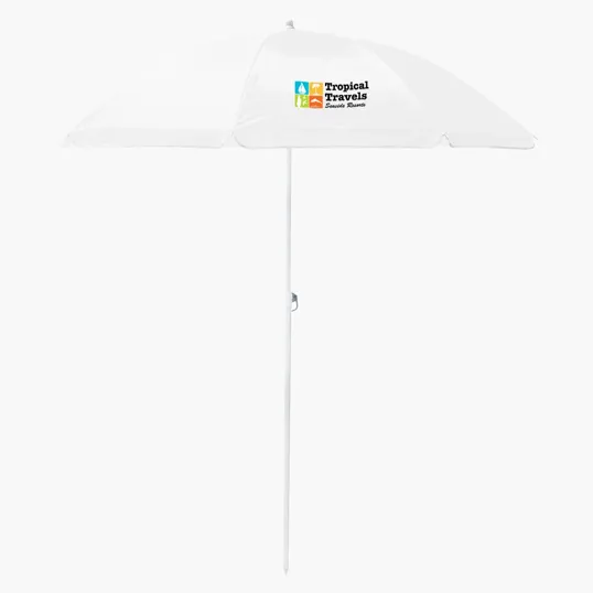 70" Arc Beach Umbrella with Carrying Sleeve — view 2