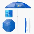 70" Arc Beach Umbrella with Carrying Sleeve