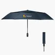 42" Telescopic Folding Umbrella with 100% rPET Canopy — view 3