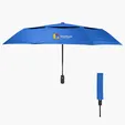 42" Telescopic Folding Umbrella with 100% rPET Canopy — view 4