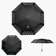 42" Color Changing Umbrella with 100% rPET Canopy — view 2