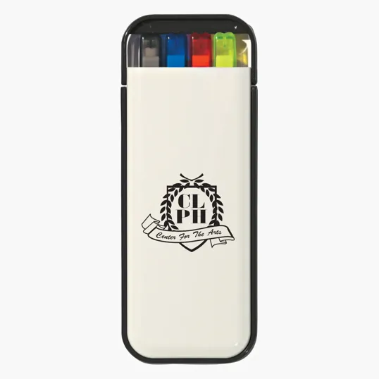 4-In-1 Writing Set with Mechanical Pencil, Highlighter, and 2 Ballpoint Pens — view 2
