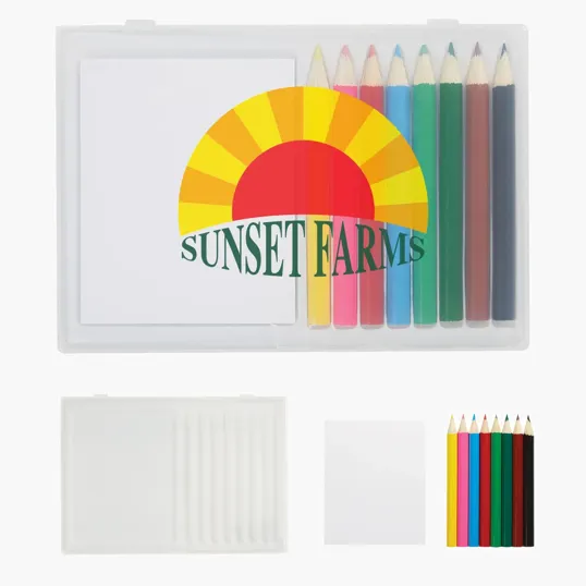 8-Piece Colored Pencil Art Set in Case — view 3