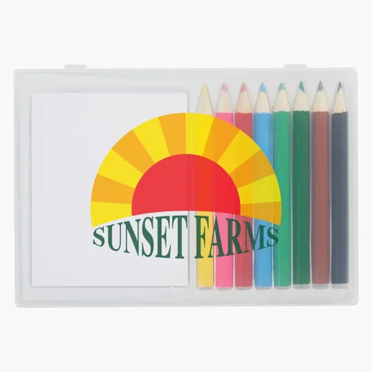 8-Piece Colored Pencil Art Set in Case — view 4