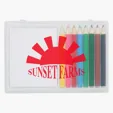8-Piece Colored Pencil Art Set in Case