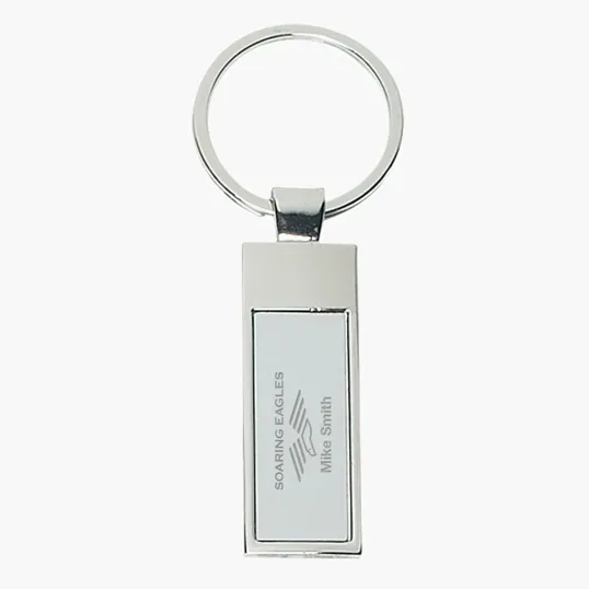 Rectangle Metal Key Tag