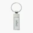 Rectangle Metal Key Tag — view 2