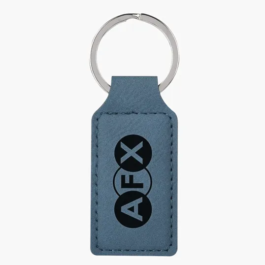 Belvedere Stitched Key Tag with Split Ring — view 5
