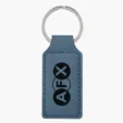 Belvedere Stitched Key Tag with Split Ring — view 5