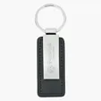Leatherette Key Tag with Split Ring — view 2
