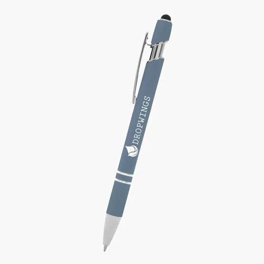 Lexington Incline Stylus Pen, Rubberized Aluminum — view 2