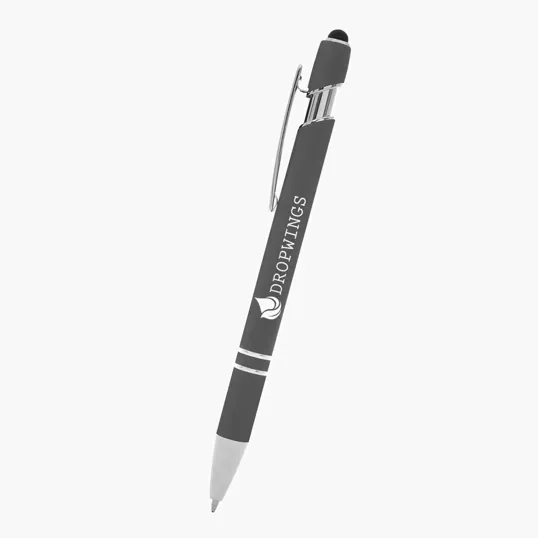 Lexington Incline Stylus Pen, Rubberized Aluminum — view 5