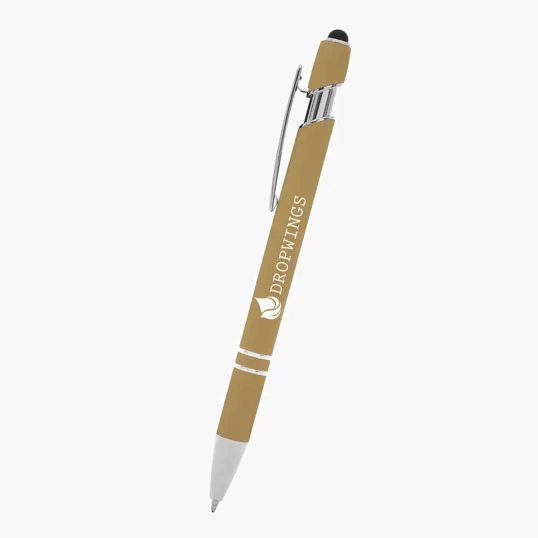 Lexington Incline Stylus Pen, Rubberized Aluminum — view 6