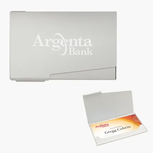 Aluminum Business Card Holder