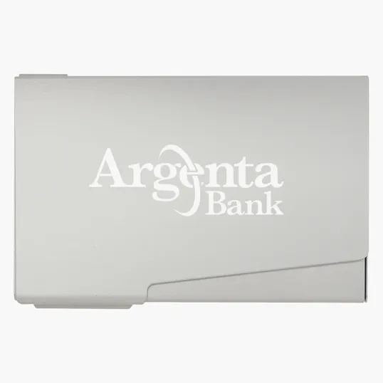 Aluminum Business Card Holder — view 2