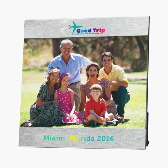 Èlan Aluminum Photo Frame, 4" x 6" — view 3