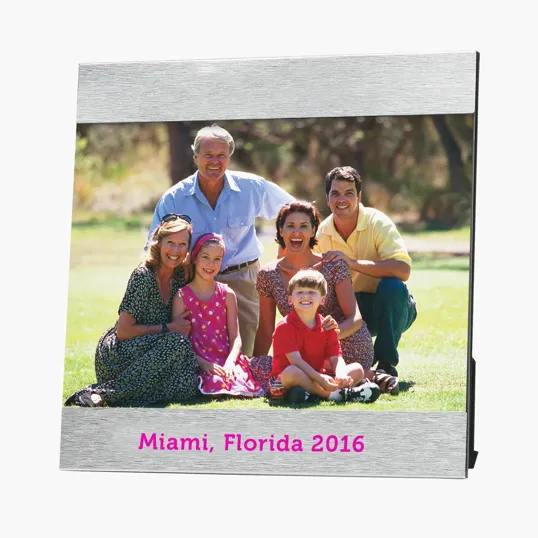 Èlan Aluminum Photo Frame, 4" x 6"