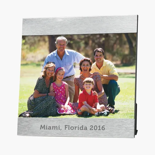 Èlan Aluminum Photo Frame, 4" x 6" — view 2